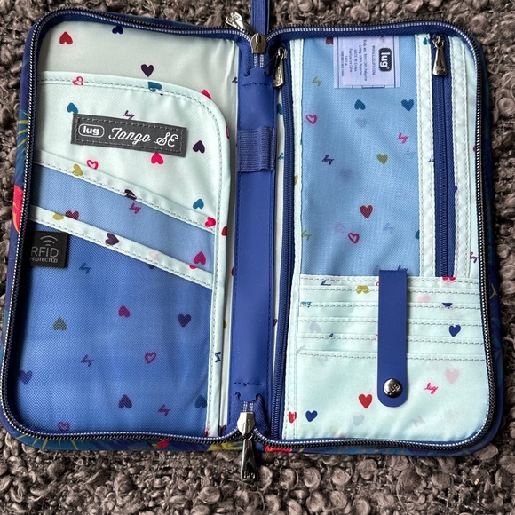 Lug Tango SE Travel RFID Wallet Flamingo Multi Passport Holder Case Organizer - Picture 4 of 10